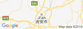 Ji'an map